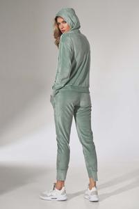 Mint Green Velveteen Joggers