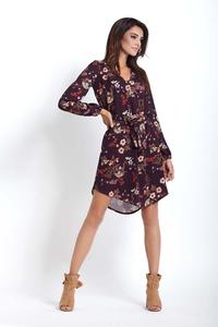 Flowered Boho Mini Dress