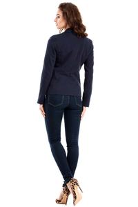 Dark Blue Classic Ladies Blazer