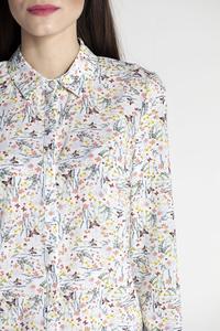 Butterfly Pattern Long Sleeves Classic Ladies Shirt
