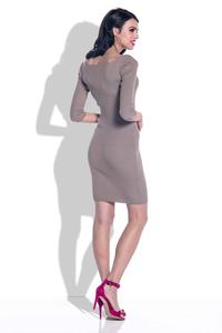 Cappuccino Knitted Bodycon Dress