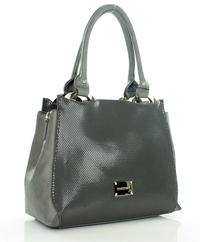 Grey Elegant Trunk Ladies Bag
