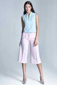 Pink Elegant Bermuda Pants