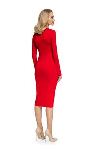 Red Pencil Slimming Dress 
