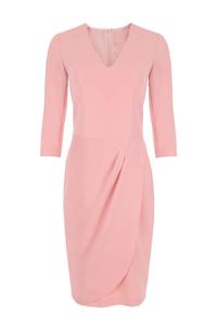 Pink Classic Office Style Dress
