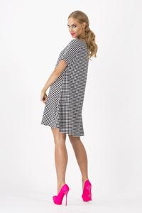 Black&White Houndstooth Mini Dress