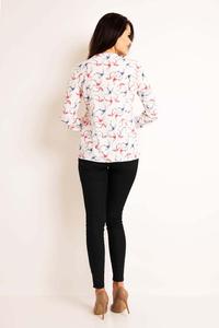 Ecru Swallows Pattern Shirt