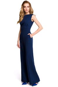 Dark Blue Elegant Evening Ladies Jumpsuit