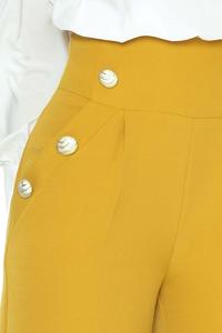 Honey Yellow Wide Legs&High Waist Trousers
