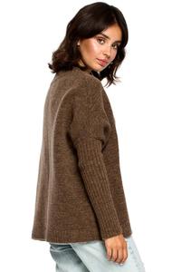 Camel Brown Simple Fall Sweater