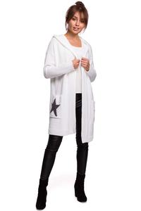 Long Cardigan without Clasp (White)
