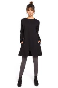 Black Flared Casual Tunic