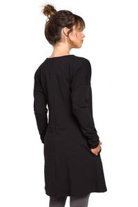 Black Flared Casual Tunic