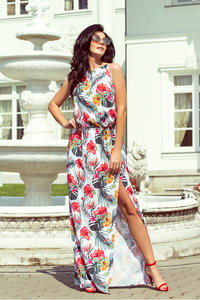 Floral Summer Maxi Dress Sleeveless