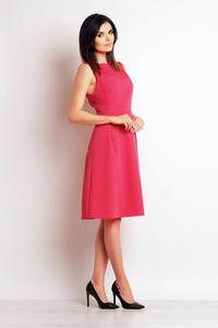 Pink Sleeveless Midi Dress