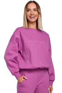 Sweatshirt with embroidery (Lavender)