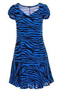 Mini Dress Leopard Print (cornflower)