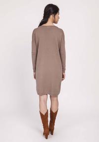 Mocca Simple Knitted Dress