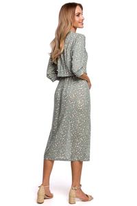 Midi Dress Sleeves 3/4 (green)