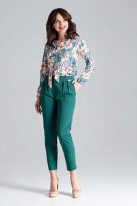 Green 7/8 Cigarette Pants