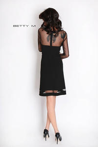 Little Black Dress with Transparent Details
