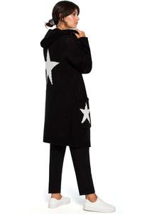 Long Sweater Hooded With Star