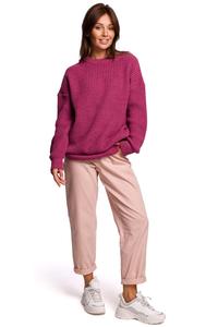 Oversize Sweater with Extended Cut - Heather