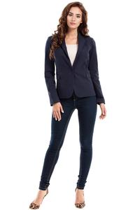 Dark Blue Classic Ladies Blazer