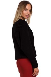 Simple Long Sleeve Sweater (Black)