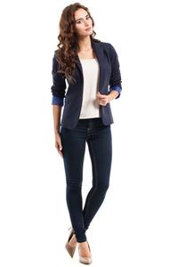 Dark Blue Classic Ladies Blazer