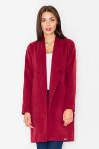 Dark Red Classic Short Coat