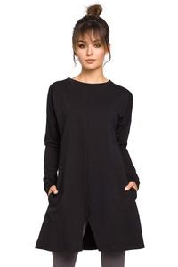 Black Flared Casual Tunic