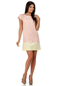 Pink Lovely Straight Cut Lovely Dress