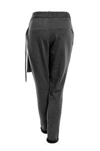 Dark Grey Street Style Baggy Pants
