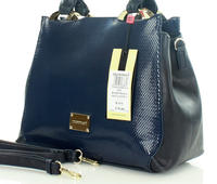 Dark Blue Elegant Trunk Ladies Bag