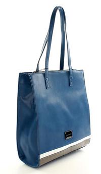 Blue Shoulder Straps City Style Ladies Bag