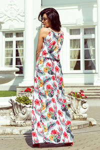 Floral Summer Maxi Dress Sleeveless