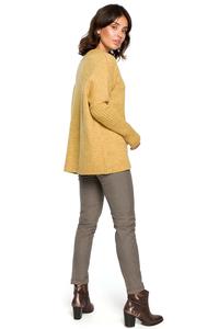 Mustard Yellow Simple Fall Sweater