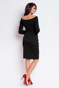 Going out black dress with a sensual neckline