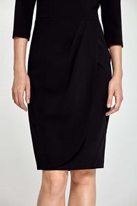 Black Classic Office Style Dress