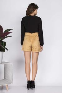 Carmel Suede High Waist Shorts