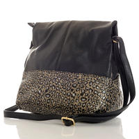 Black&Leopard City Style Comfortable Ladies Bag