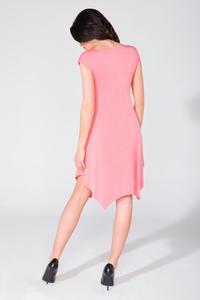 Pink Summer Asymetrical Dress