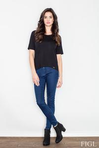 Black Classic Style Cut Out Back T-shirt