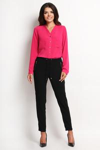 Pink Ladies Shirt with Chest Pockets