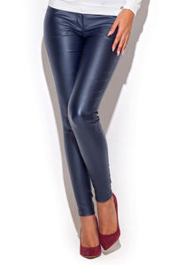 Blue Skinny Fit Pants with Twin Hip Pockets