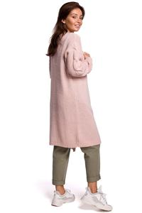 Long Cardigan without Clasp (Pink)
