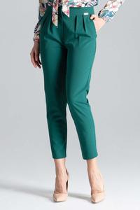 Green 7/8 Cigarette Pants