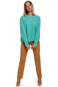 Simple Long Sleeve Sweater (Green)