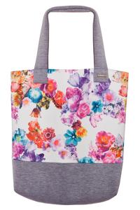 Grey&Floral Big Shopper Ladies Bag